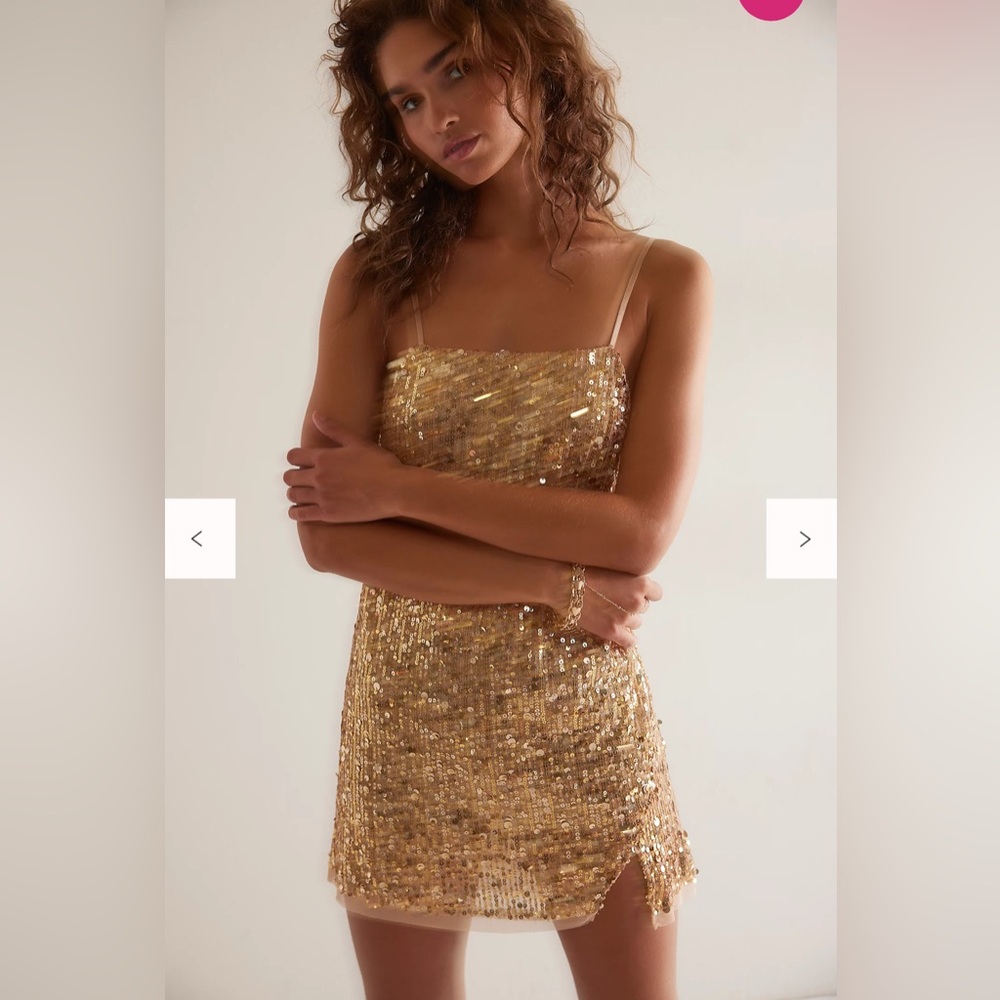 Free people Midnight Kiss Mini Slip